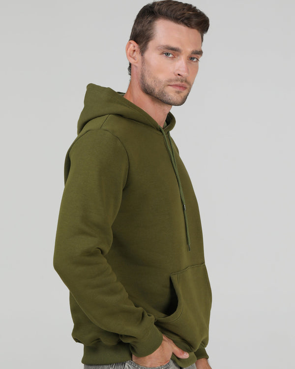 Худі базове Ray Basic утеплене чоловіче хакі (U0401M-Khaki) — фото 2