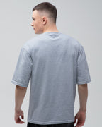 Футболка оверсайз RAY OVERSIZE чоловіча сірий меланж (U0104M-Grey Heather) — фото 3