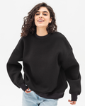 Світшот утеплений оверсайз RAY OVERSIZE жіночий чорний (U0304W-Black) — фото 1