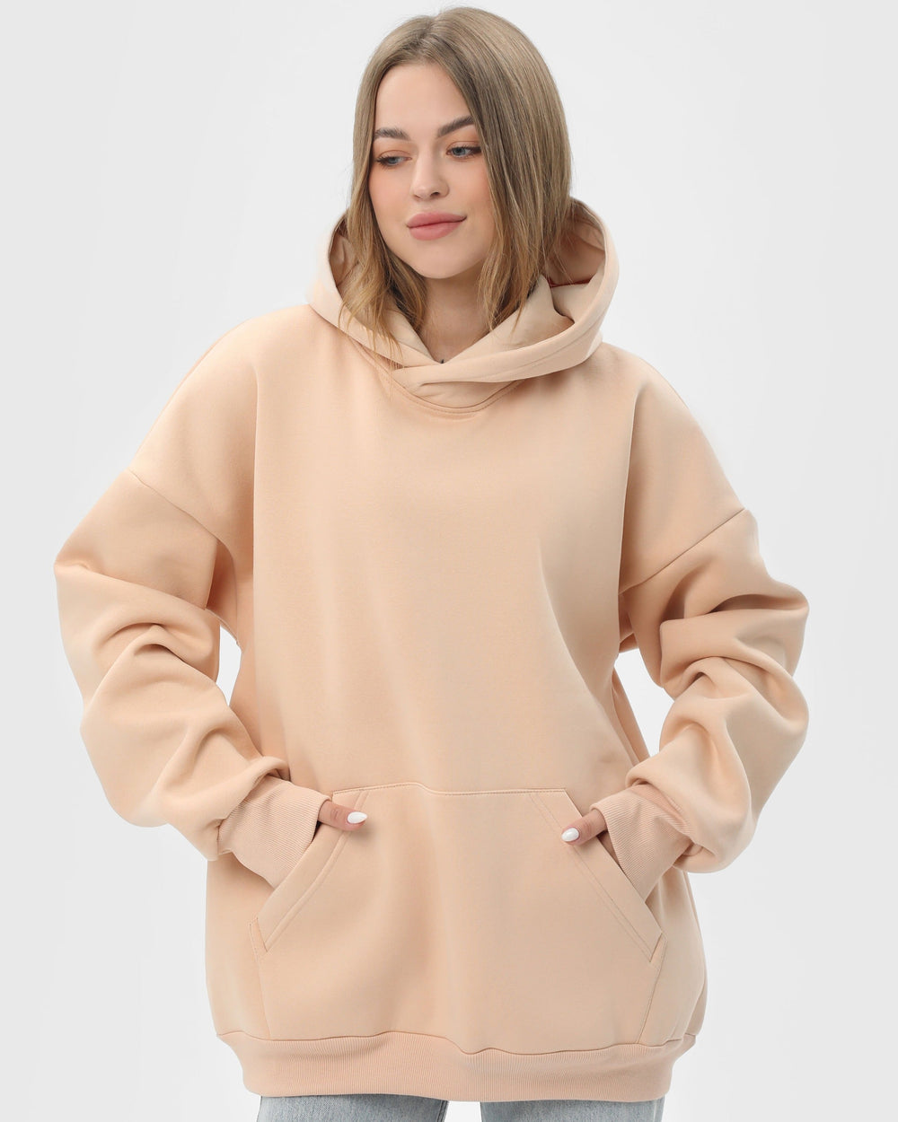 Худи оверсайз RAY OVERSIZE утепленное женское