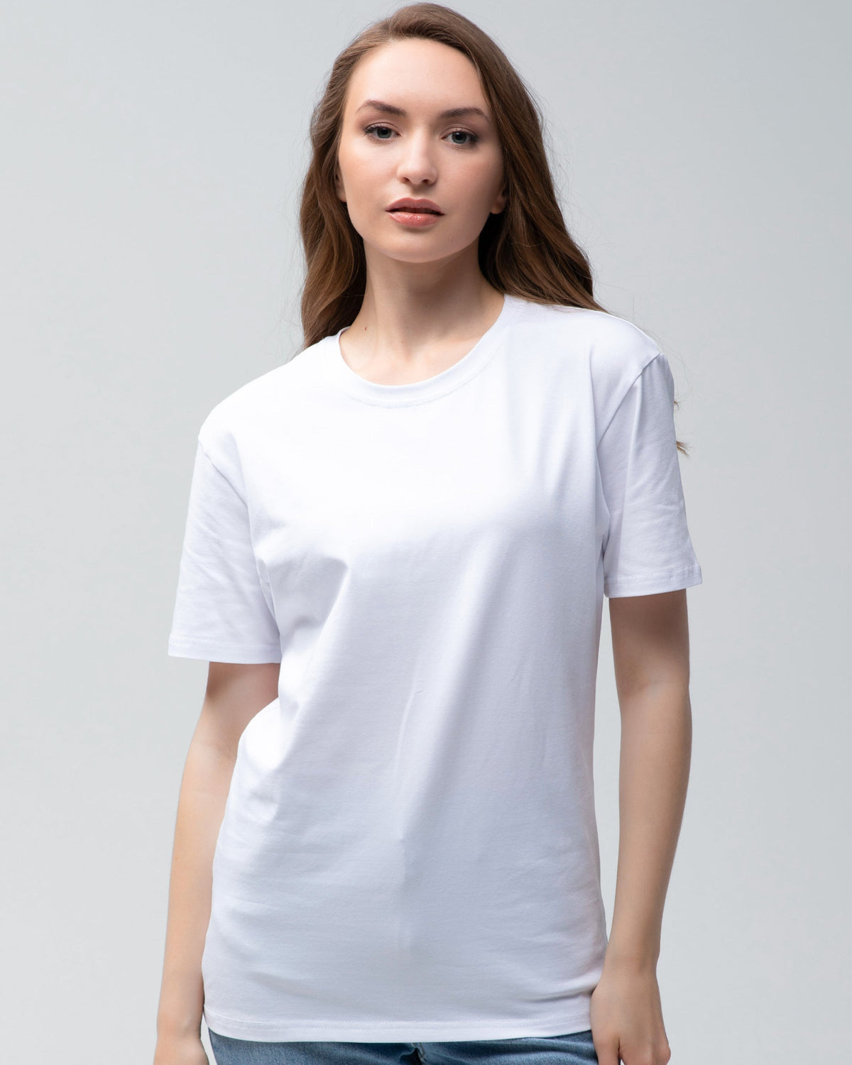 Футболка базова Ray Premium Fit жіноча біла (U0102W-White) — фото 1