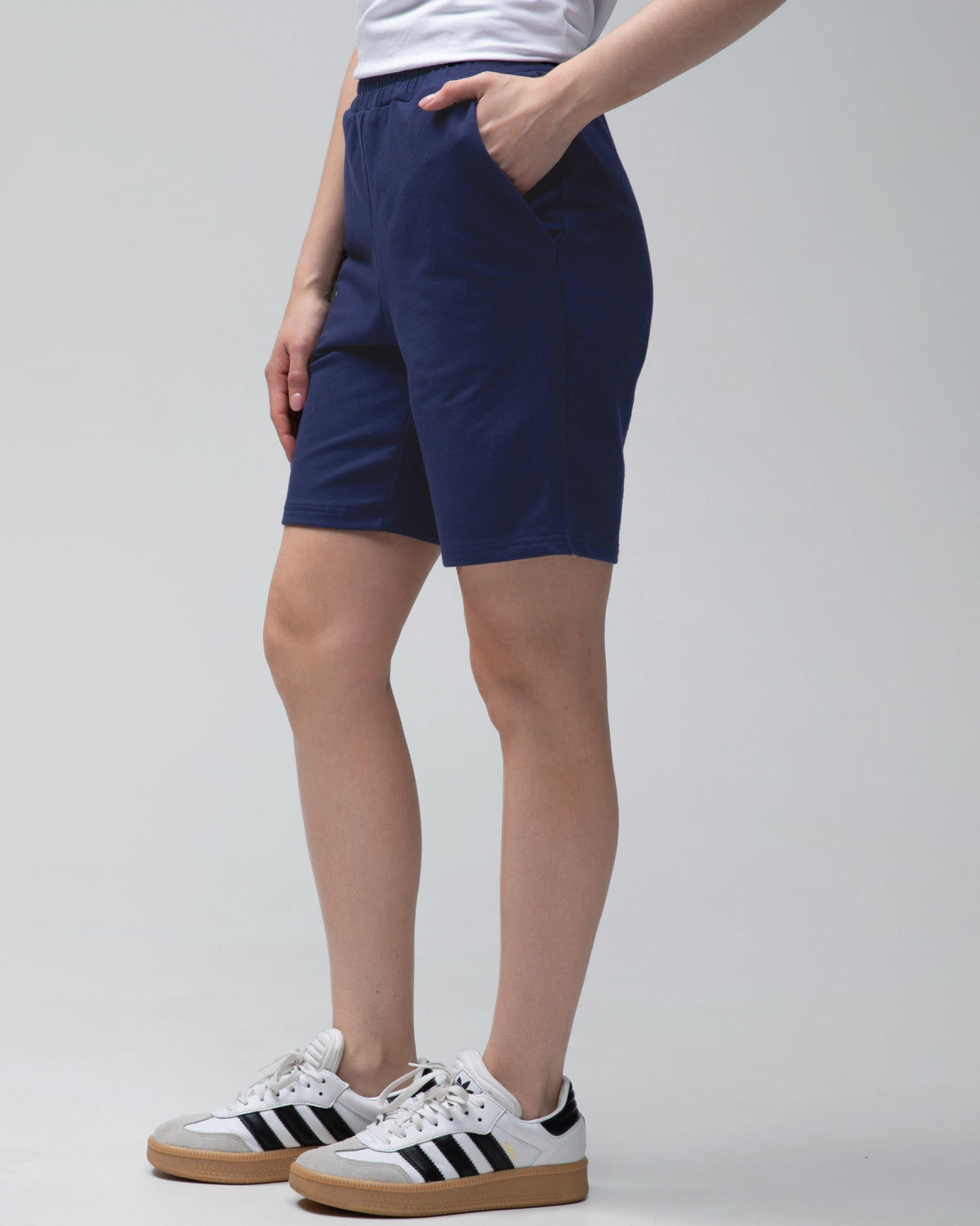 Шорти базові RAY BASIC темно-сині жіночі (U0701W-Navy Blue) — фото 2