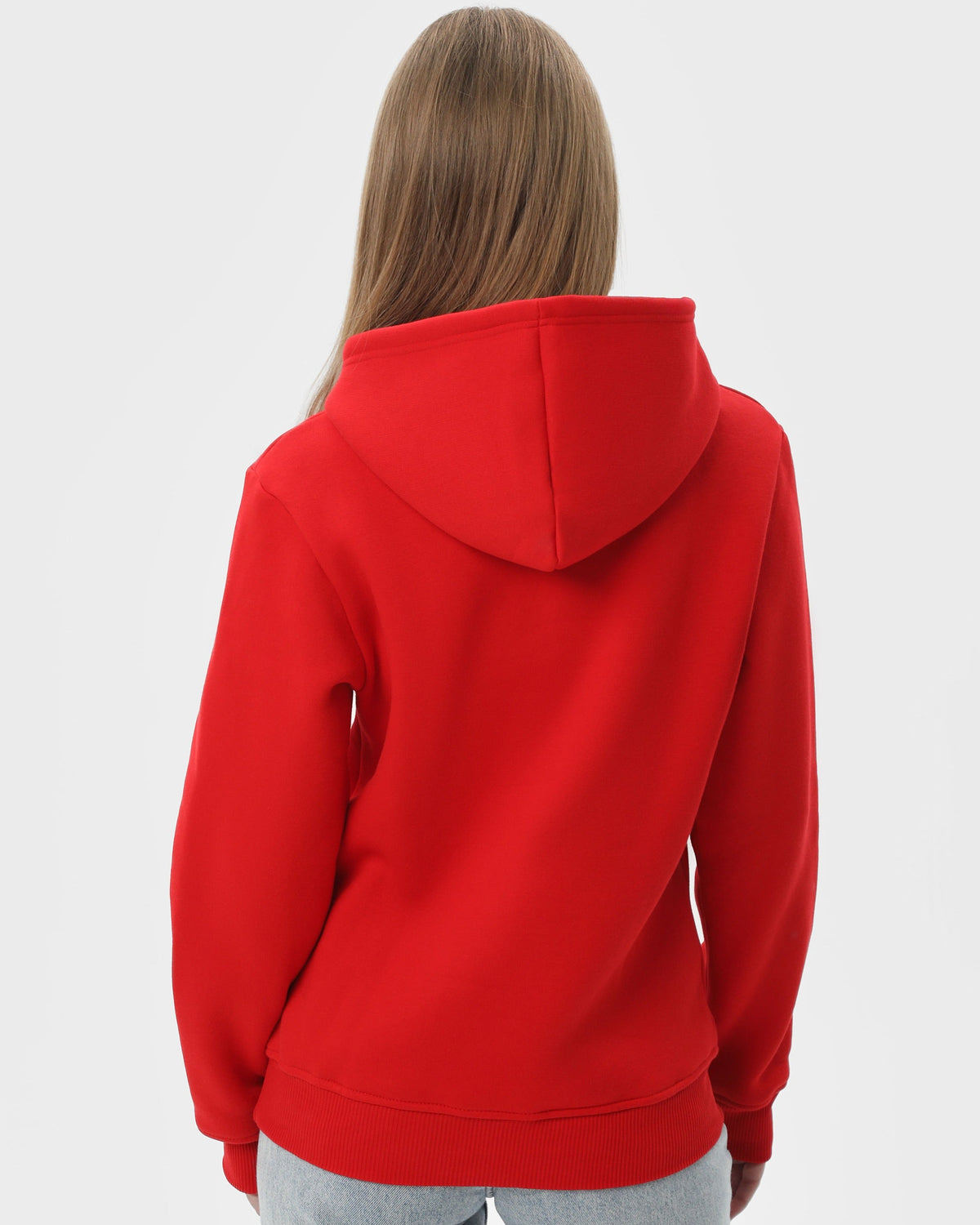 Худі жіноче базове утеплене RAY BASIC червоне (U0401W-Red) — фото 4