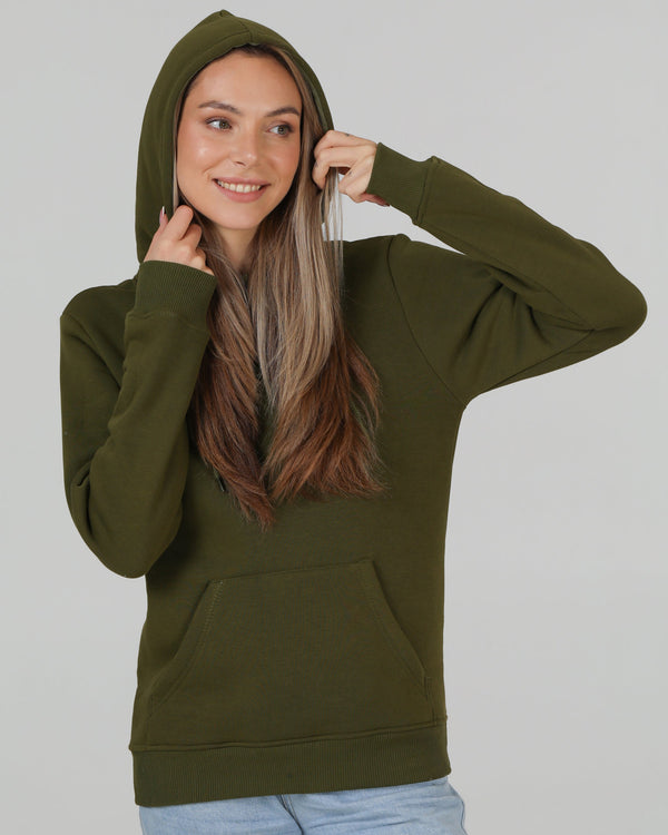 Худі базове Ray Basic утеплене жіноче хакі (U0401W-Khaki) — фото 1