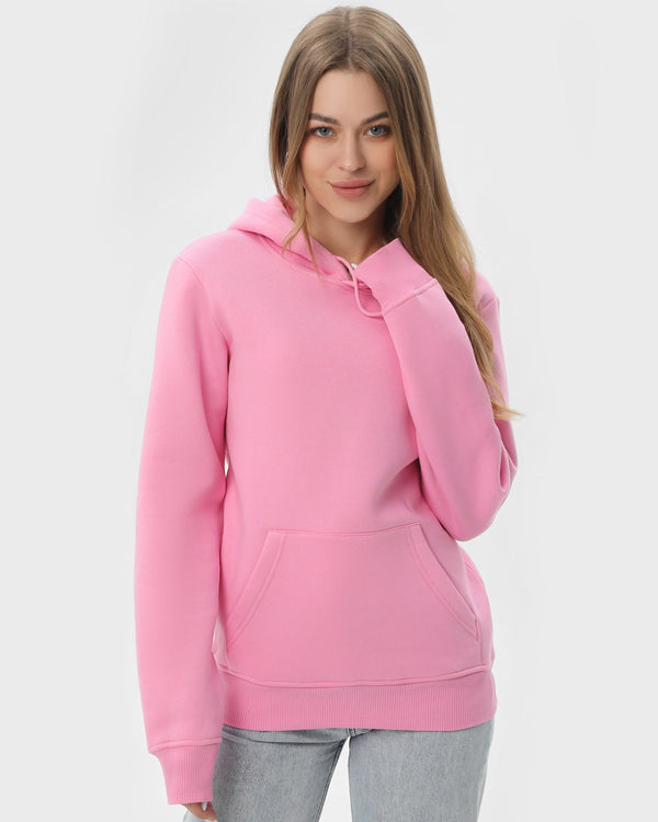 Худі жіноче базове утеплене RAY BASIC рожеве (U0401W-Pink) — фото 1