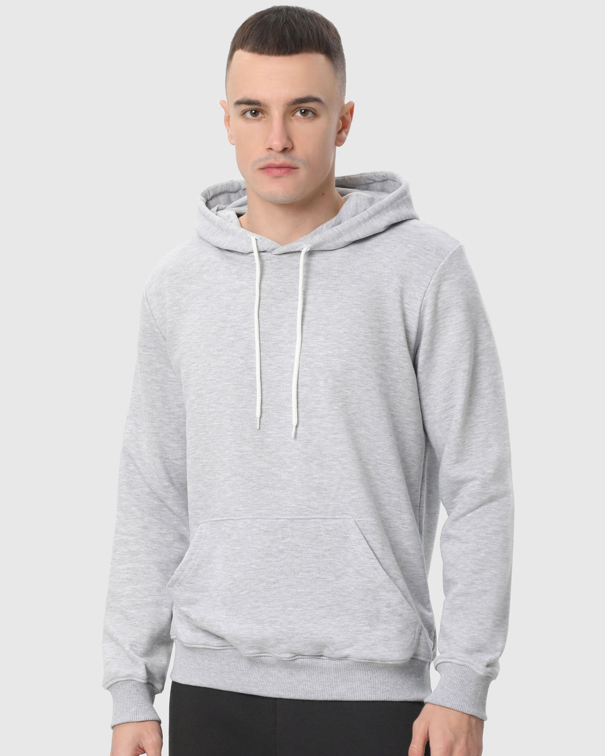 Худі базове Ray Basic полегшене чоловіче сірий меланж (U0402M-Grey Heather) — фото 1