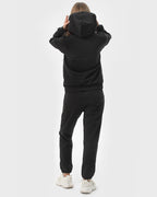 Костюм жіночий худі на блискавці та штани RAY PREMIUM LOOSE чорний (U0809W-Black) — фото 5