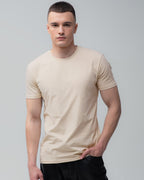 Футболка базова Ray Premium Fit чоловіча бежева (U0102-Cream) — фото 1