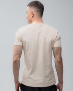 Футболка базова Ray Premium Fit чоловіча бежева (U0102-Cream) — фото 4