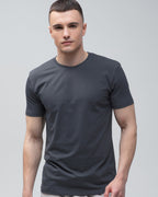 Футболка базова Ray Premium Fit чоловіча темно-сіра (U0102-Dark Grey) — фото 1