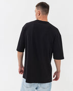 Футболка оверсайз RAY OVERSIZE чоловіча чорна (U0104M-Black) — фото 3