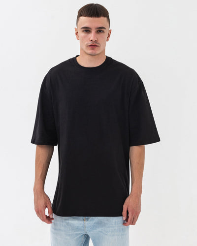 Футболка оверсайз RAY OVERSIZE чоловіча чорна (U0104M-Black) — фото 1