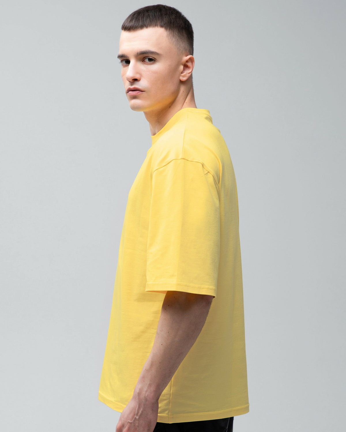Футболка оверсайз RAY OVERSIZE чоловіча лимонна (U0104M-Lemon) — фото 3