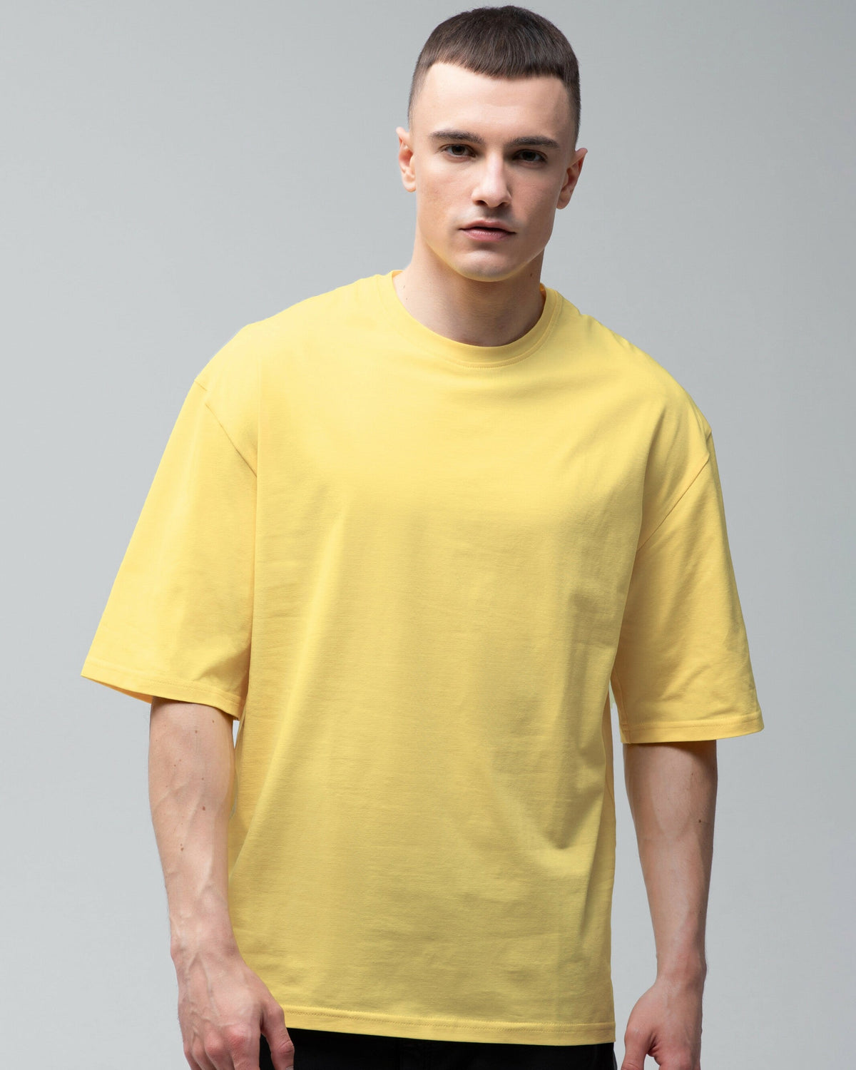 Футболка оверсайз RAY OVERSIZE чоловіча лимонна (U0104M-Lemon) — фото 1