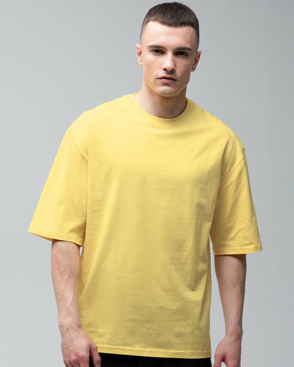 Футболка оверсайз RAY OVERSIZE чоловіча лимонна (U0104M-Lemon) — фото 1