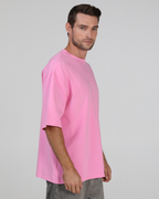 Футболка оверсайз RAY OVERSIZE чоловіча рожева (U0104M-Pink) — фото 3