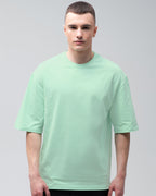 Футболка оверсайз RAY OVERSIZE чоловіча світло-зелена (U0104M-Light green) — фото 1