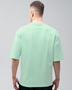 Футболка оверсайз RAY OVERSIZE чоловіча світло-зелена (U0104M-Light green) — фото 4