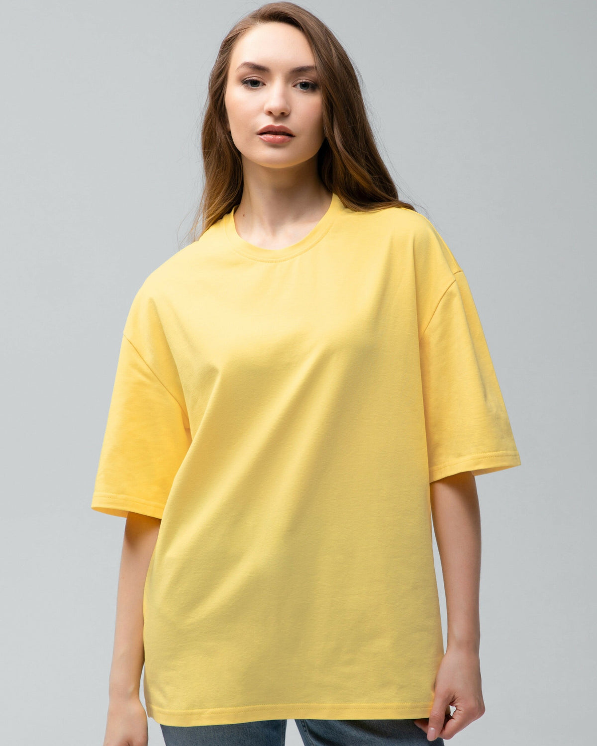 Футболка оверсайз RAY OVERSIZE лимонна жіноча (U0104W-Lemon) — фото 1