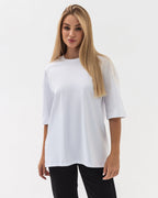 Футболка оверсайз RAY OVERSIZE жіноча біла (U0104W-White) — фото 1