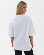 Футболка оверсайз RAY OVERSIZE жіноча біла (U0104W-White) — фото 4