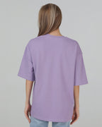 Футболка оверсайз RAY OVERSIZE жіноча лілова (U0104W-Lilac) — фото 2