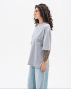 Футболка оверсайз RAY OVERSIZE жіноча сірий меланж (U0104W-Grey Heather) — фото 2