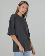 Футболка оверсайз RAY OVERSIZE жіноча темно-сіра (U0104W-Dark Grey) — фото 3