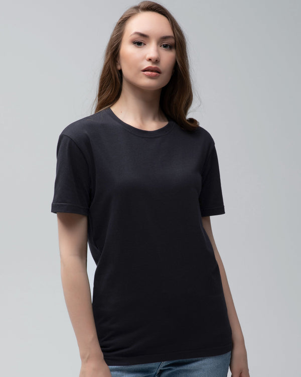 Футболка базова Ray Premium Fit жіноча чорна (U0102W-Black) — фото 1