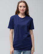 Футболка базова Ray Premium Fit жіноча темно-синя (U0102W-Navy Blue) — фото 1