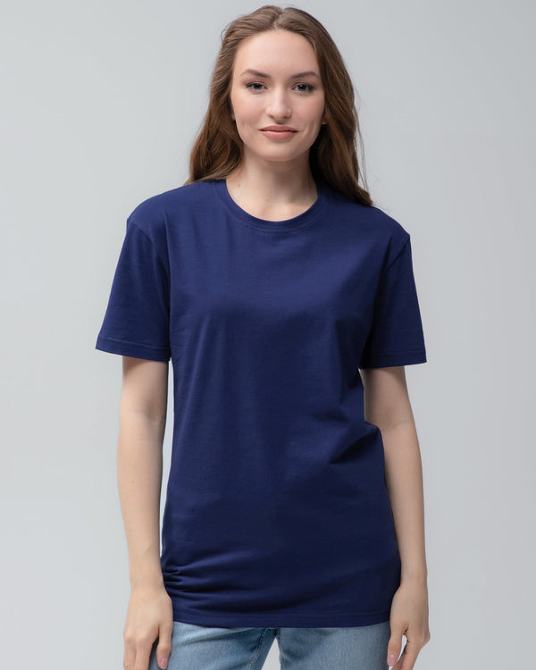 Футболка базова Ray Premium Fit жіноча темно-синя (U0102W-Navy Blue) — фото 1