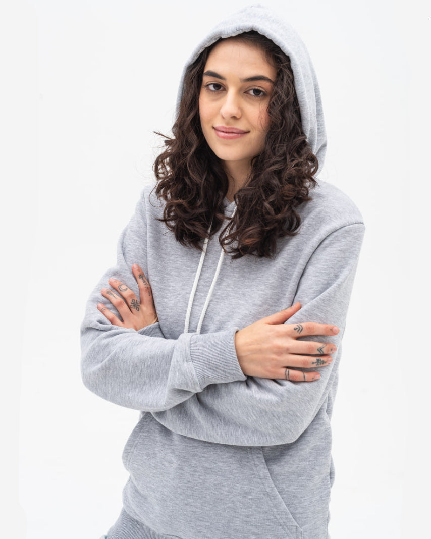 Худі базове Ray Basic полегшене жіноче сірий меланж (U0402W-Grey Heather) — фото 1