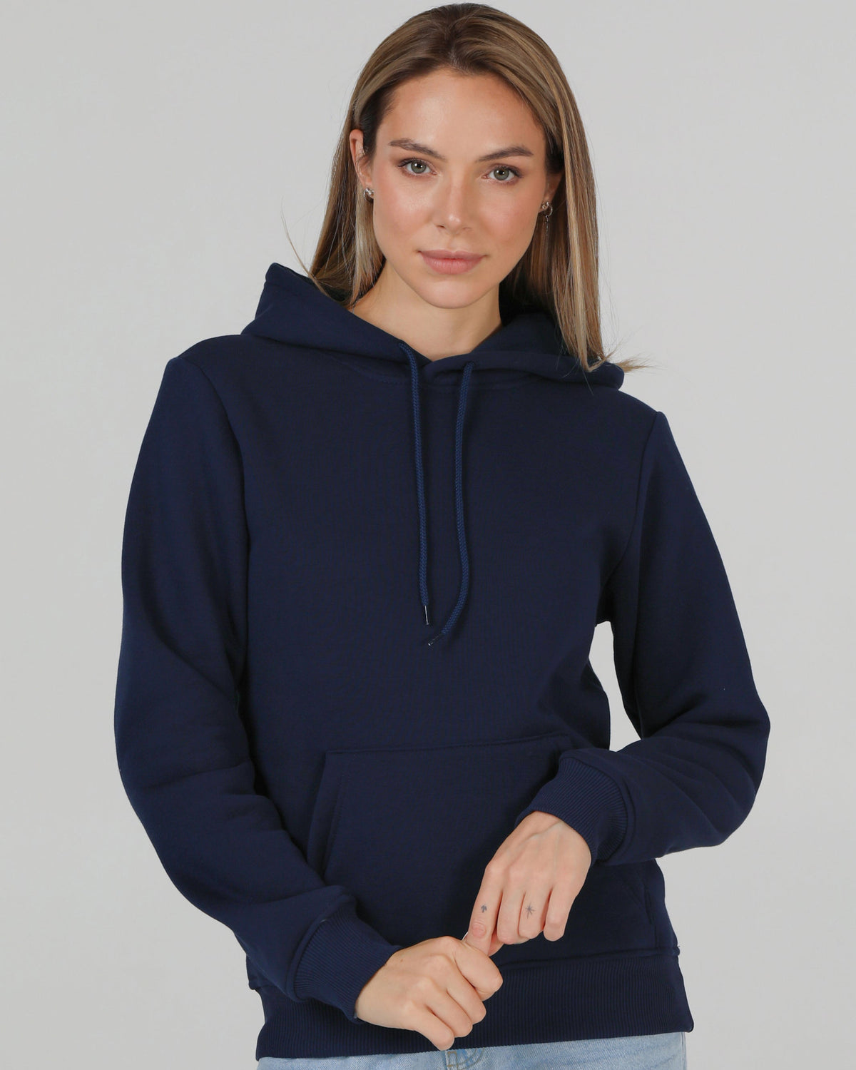 Худі базове Ray Basic утеплене жіноче темно-синє (U0401W-Navy Blue) — фото 1