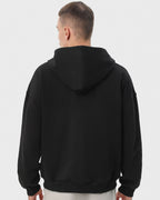 Худі на блискавці чоловіче базове RAY PREMIUM LOOSE чорне (U0409M-Black) — фото 4