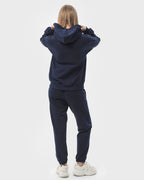 Костюм жіночий худі на блискавці та штани RAY PREMIUM LOOSE темно-синій (U0809W-Navy Blue) — фото 4