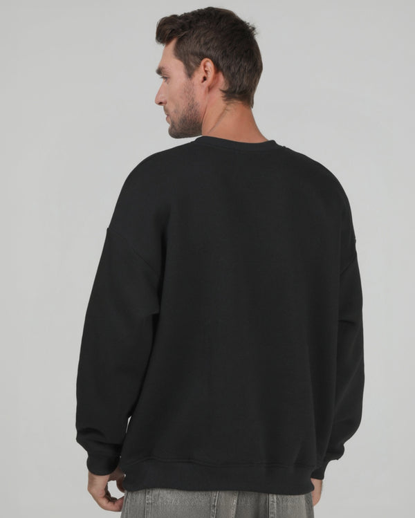 Світшот оверсайз Ray Oversize утеплений чоловічий чорний (U0304M-Black) — фото 3