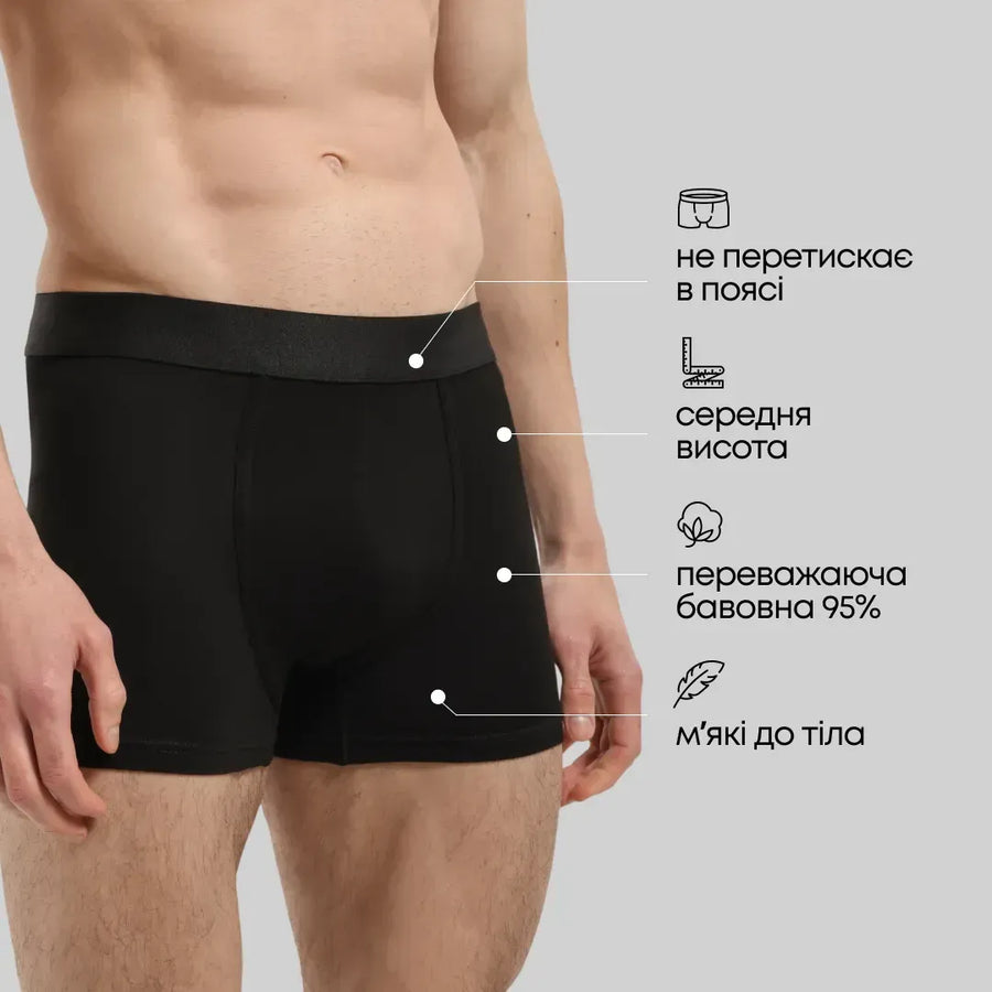 Трусы боксеры мужские RAY BASIC