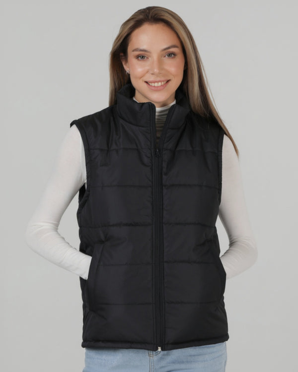 Жилет стьобаний Ray Basic жіночий утеплений чорний (U0601W-Black) — фото 1